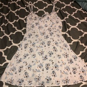 White floral dress